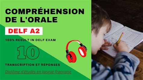 Delf A Compr Hension De L Orale No Delf A Listening