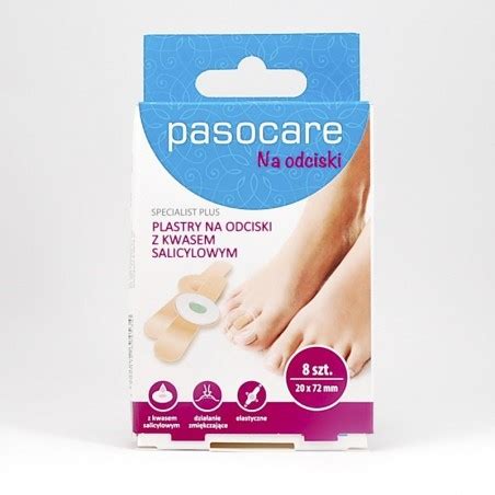 Plaster Pasocare Specialist Plus Na Odciski Z Kwasem Salicylowym 20 X