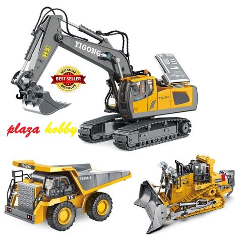 Jual Mainan Anak Rc Excavator YIGONG 258 17 2 4ghz Metal Alloy Truk Rc