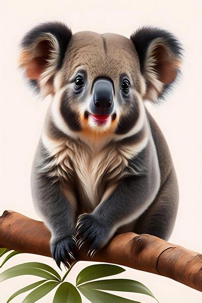 Premium Photo | Cute koala isolated on white background