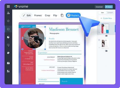 Free AI resume builder for creating visually rich resumes easily