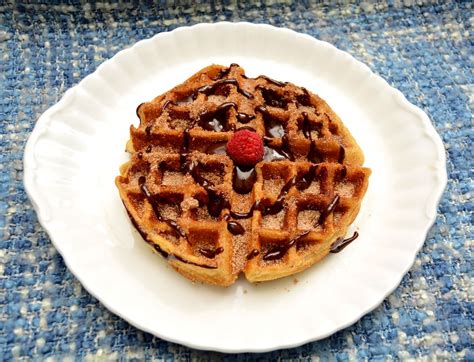 Churro Belgian Waffles With Mexican Chocolate Sauce Recipe