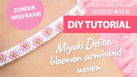 Miyuki Delica Bloemen Armband Weven DIY Armbandjes Maken Dreambeads