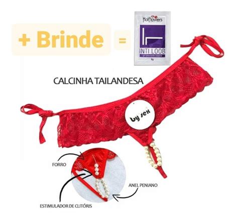 Calcinha Tailandesa Sensual Sexy Algodao Sedutora Kit02 Parcelamento