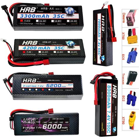 Hrb Rc Lipo Battery S P S P V Mah Mah Mah Mah