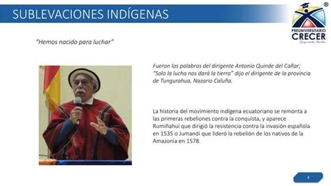 Sublevaciones Indigenas PPT