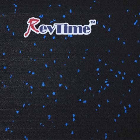 Treadmill Mat & Fitness Rubber Mat 6.5’x3′ Black – RevTime