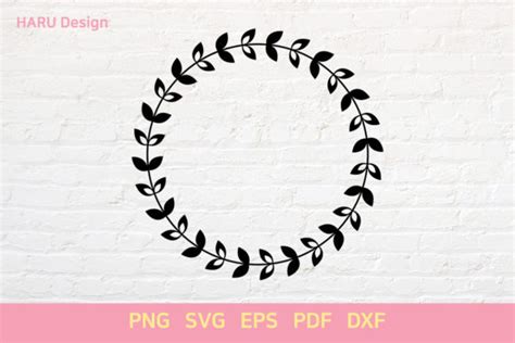 15 Leaf Circle Clip Art Designs And Graphics