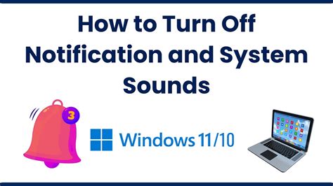 How To Turn Off Notification And System Sounds In Windows 10 YouTube