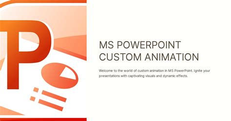 MS POWERPOINT CUSTOM ANIMATION