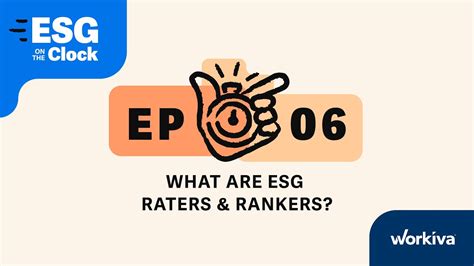 What Are ESG Raters Rankers YouTube