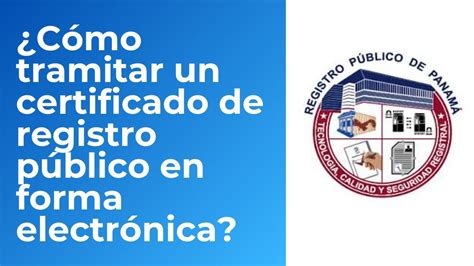 Forma De Sacar Un Certificado De Registro P Blico Desde La P Gina Web