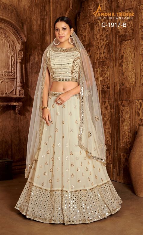 C By Amoha Designer Partywear Readymade Lehenga Choli Collection