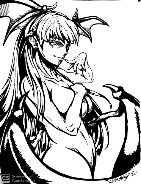 Morrigan Nude WIP By Primogenitor34 Hentai Foundry