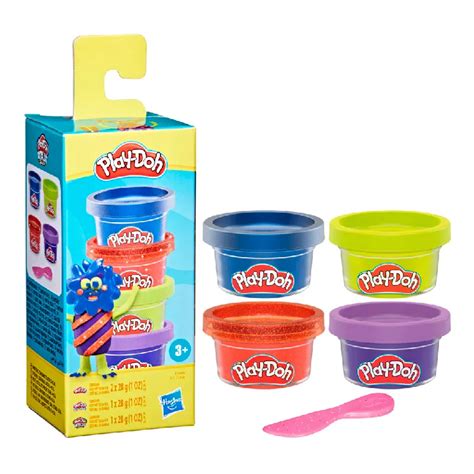 Masas Para Moldear Mini Colores Irresistibles Play Doh Cont 4