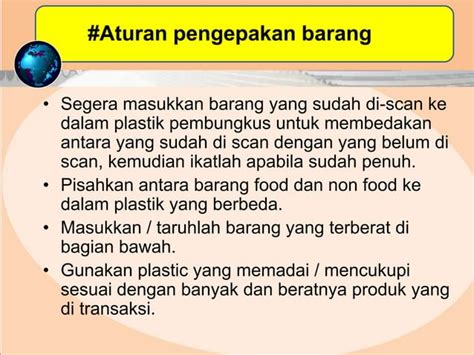 Prosedur Kerja Kasir Pelatihan Manajemen Kasir Inovatif Ppt