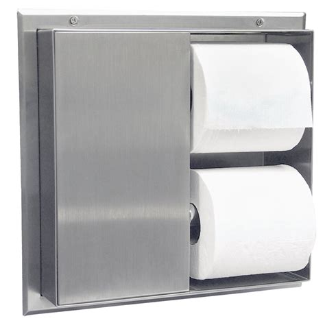 Bobrick B Partition Mounted Multi Roll Dual Sided Toilet Tissue