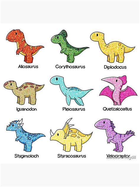 Dinosaur Chart Poster