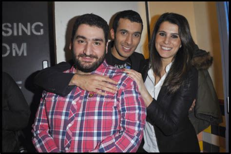 Photo Mouloud Achour Mustapha El Atrassi Et Karine Ferri Lors Du