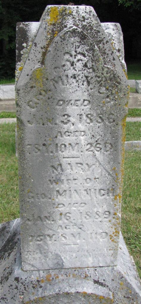 George W Minnich 1807 1886 Find A Grave Memorial