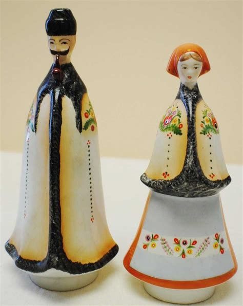 Pair Of Hungarian Aquincum Porcelain Figurines