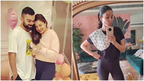 Anushka Sharma Poses With Daughter Vamikas Burp Cloth Shares A Look