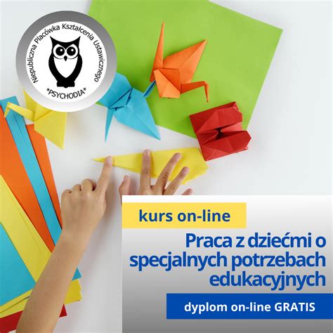 Praca z dziećmi o specjalnych potrzebach edukacyjnych kurs online