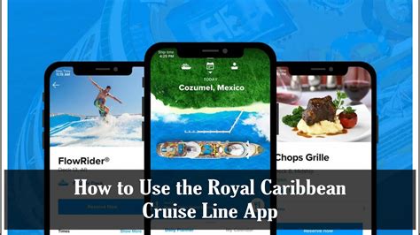 How To Use The Royal Caribbean Cruise Line App Youtube