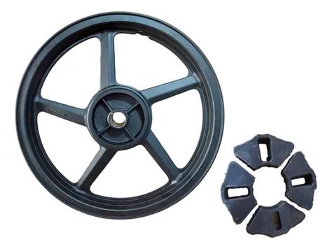 Roda Traseira Liga Leve Modelo 5 Palitos Para Ybr Factor 125