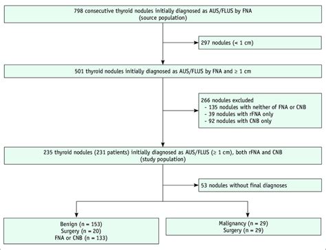 Flow Diagram Of Patient Enrollment Ausflus Atypiafollicular Lesion Download Scientific