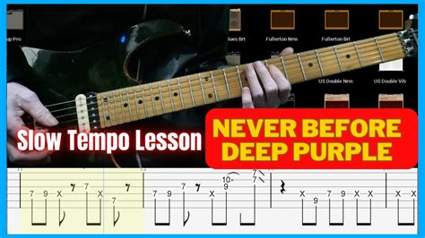 How To Play Deep Purple S Never Before On Guitar Youtube