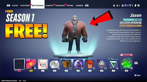 How To Get Multiversus Season 1 Battle Pass Including Jason Skin For Free Youtube