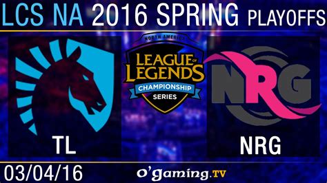 NRG Esports Vs Liquid LCS NA Playoffs Quart De Finale YouTube