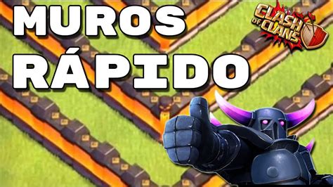 Como Mejorar Los Muros En Clash Of Clans R Pido Trucos Que No Conoc As