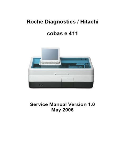 Cobas E411 ServiceManual v1.0 | PDF | Power Supply | Calibration