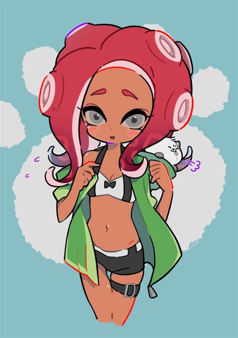 Since It Was Bikini Day Have An Agent 8 Splatoon Splatoon Nintendo Splatoon Anime