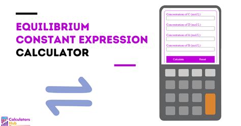 Equilibrium Constant Expression Calculator Online