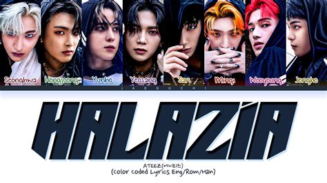 Ateez Halazia Lyrics Color Coded Lyrics Youtube