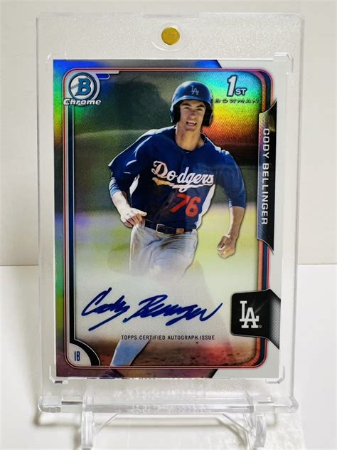 Yahoo オークション 499シリ 1stBowman Cody Bellinger Auto 2015 To