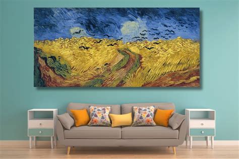 Vincent Van Gogh: Wheatfield With Crows Canvas Wall Art, High Quality ...