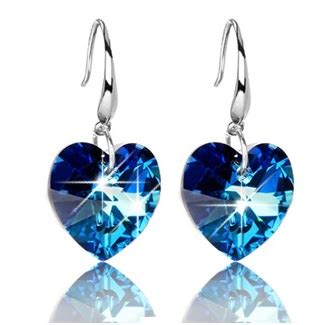 Aliexpress Romantic Heart Of Ocean Earrings Sterling