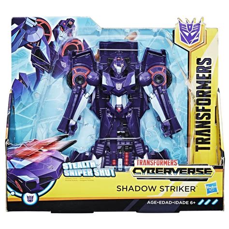 Transformers Cyberverse Ultra Class Shadow Striker Official Rules & Instructions - Hasbro