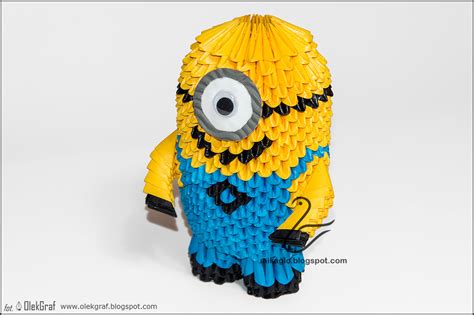 Origami D Mikaglo Minionek Z Origami D Origami Minion