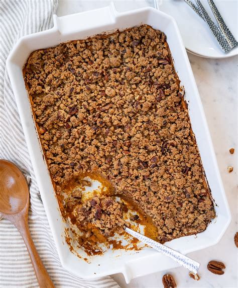 Sweet Potato Casserole With Pecan Crumble Gluten Free