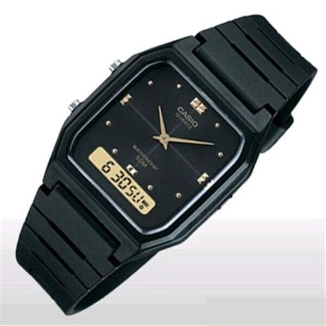 Casio Unisex Analogue Digital Wrist Watch Aw He A Original New Black