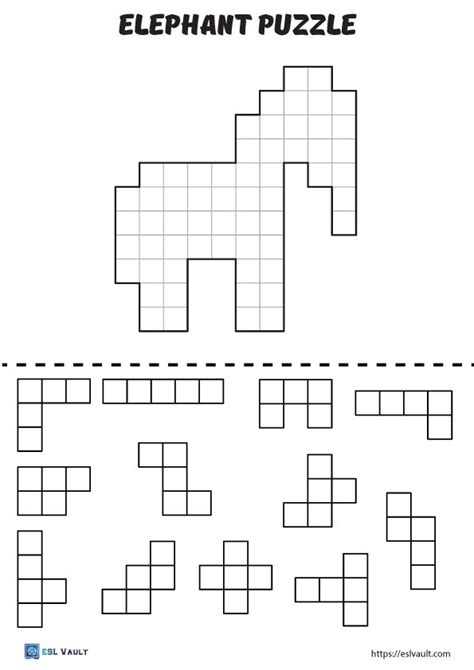 Free Printable Tetris Puzzles And Shapes Pdfs Esl Vault