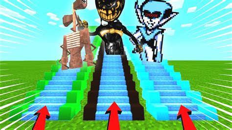 Minecraft PE DO NOT CHOOSE THE WRONG STAIRCASE Siren Head Ink