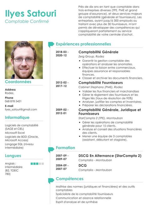 Exemple De Cv Comptable D Butant Confirm Comp Tences