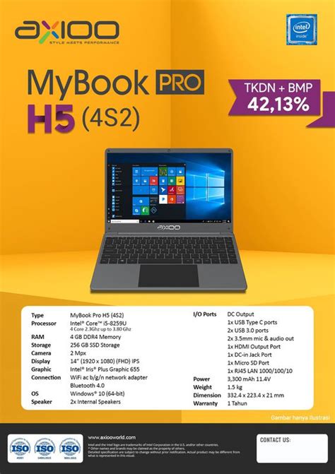 Axioo Mybook Pro H S