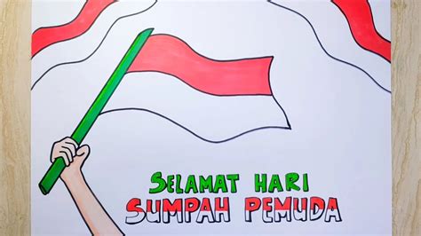 Cara Membuat Poster Sumpah Pemuda 2022 Youtube